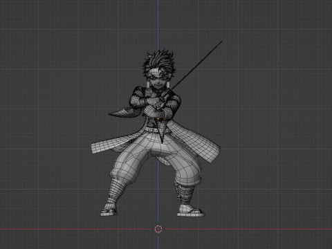 Tanjiro Kamado - Demon Slayer Infinity Castle Model 3D