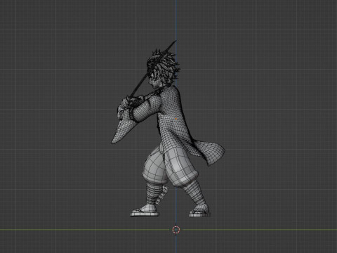Tanjiro Kamado - Demon Slayer Infinity Castle Model 3D