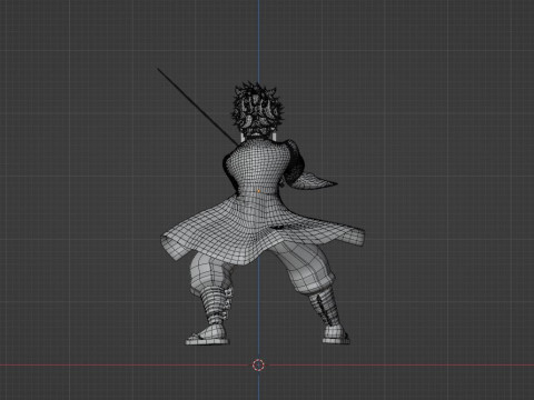 Tanjiro Kamado - Demon Slayer Infinity Castle Model 3D
