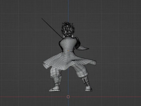 Tanjiro Kamado - Demon Slayer Infinity Castle 3D Model