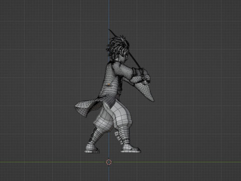 Tanjiro Kamado - Demon Slayer Infinity Castle Model 3D