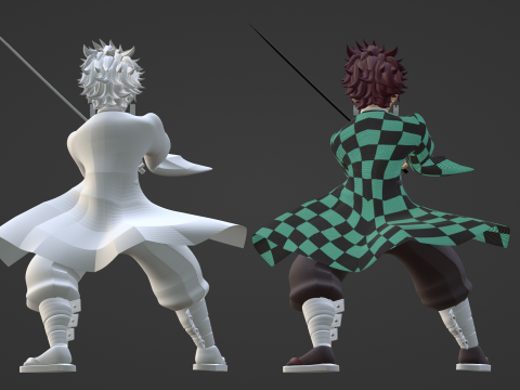 Tanjiro Kamado - Demon Slayer Infinity Castle Model 3D