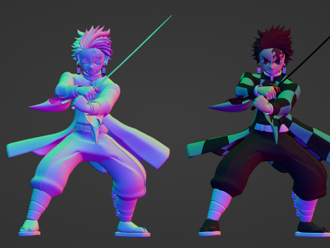 Tanjiro Kamado - Demon Slayer Infinity Castle Model 3D