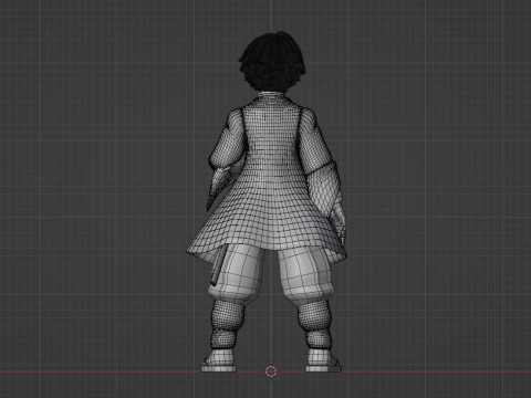 Zenitsu Agatsuma - Demon Slayer Infinity Castle Modello 3D