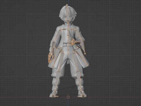 Zenitsu Agatsuma - Demon Slayer Infinity Castle Modello 3D