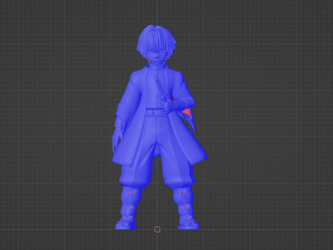 Zenitsu Agatsuma - Demon Slayer Infinity Castle Modello 3D