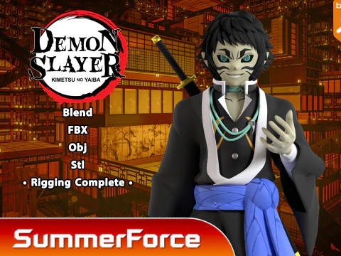 Kaigaku: il castello dell'infinito dell'uccisore di demoni Modello 3D