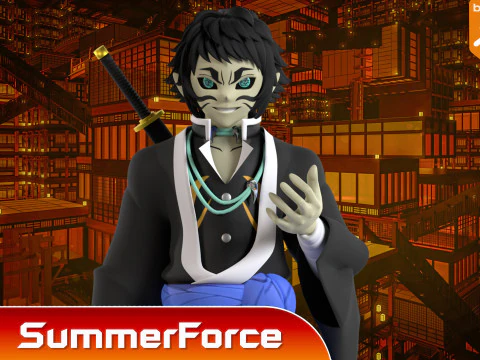 Kaigaku - Demon Slayer Infinity Castle 3D Model