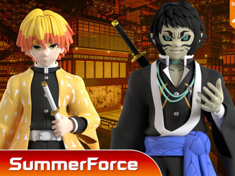 Kaigaku - Demon Slayer Infinity Castle 3D Model
