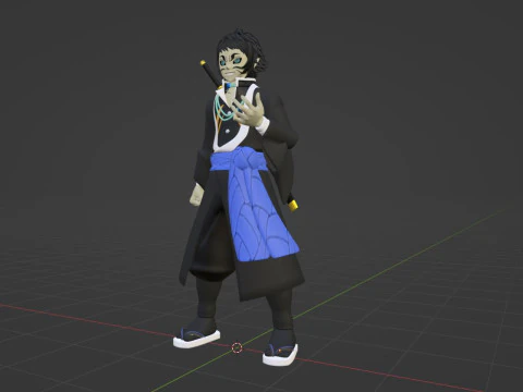 Kaigaku - Demon Slayer Infinity Castle 3D Model