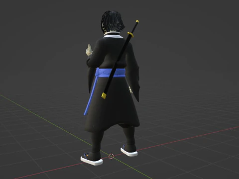 Kaigaku - Demon Slayer Infinity Castle 3D Model