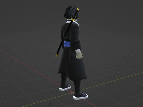 Kaigaku - Demon Slayer Infinity Castle 3D Model