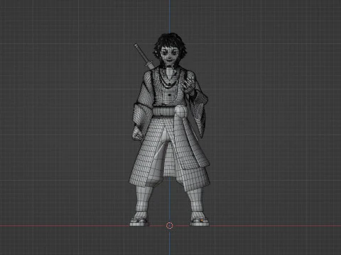 Kaigaku - Demon Slayer Infinity Castle 3D Model