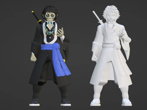 Kaigaku - Demon Slayer Infinity Castle 3D Model