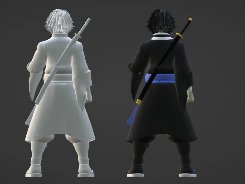 Kaigaku - Demon Slayer Infinity Castle 3D Model
