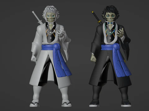 Kaigaku - Demon Slayer Infinity Castle 3D Model