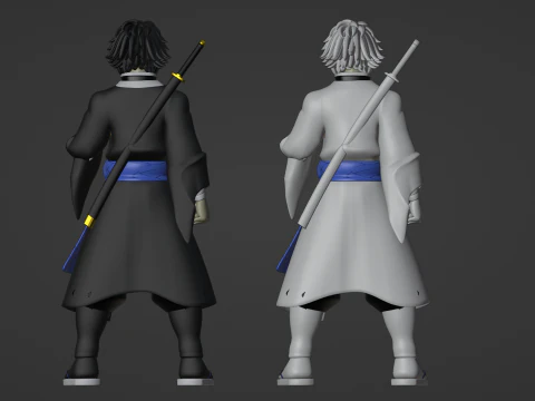 Kaigaku - Demon Slayer Infinity Castle 3D Model
