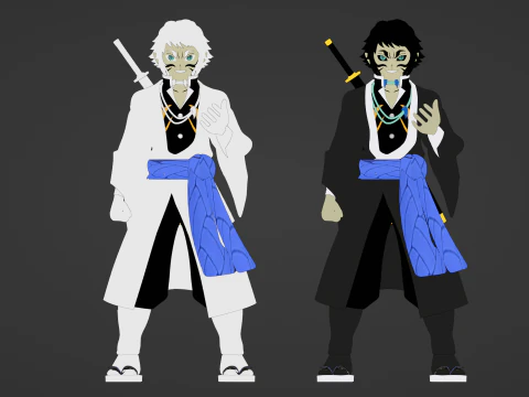 Kaigaku - Demon Slayer Infinity Castle 3D Model