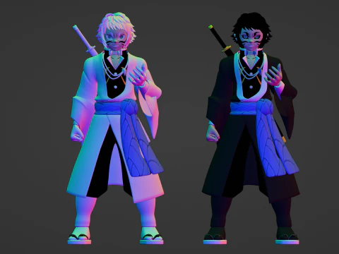 Kaigaku - Demon Slayer Infinity Castle 3D Model