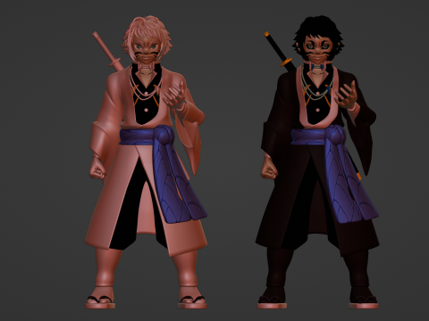 Kaigaku - Demon Slayer Infinity Castle 3D 模型