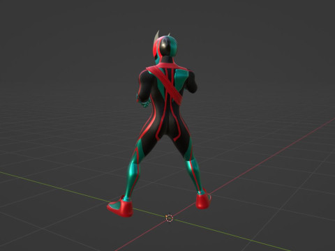 Kamen Rider Zeztz - Physicam Impact 3D Model