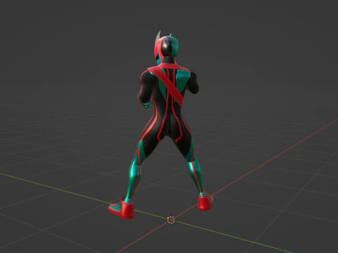Kamen Rider Zeztz - Physicam Impact 3D Model