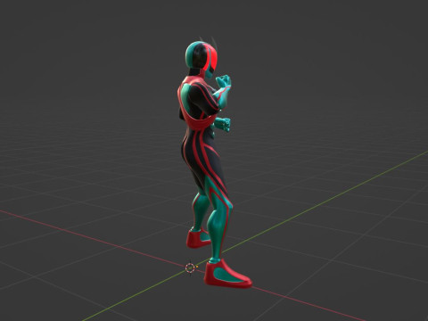 Kamen Rider Zeztz - Physicam Impact 3D Model