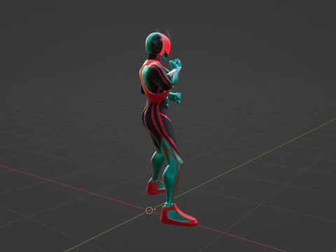 Kamen Rider Zeztz - Physicam Impact 3D Model