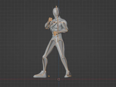 Kamen Rider Zeztz - Physicam Impact 3D Model