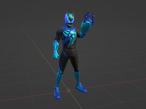 Kamen Rider Zeztz - Stream 3D Model