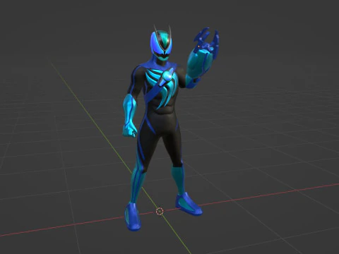 Kamen Rider Zeztz - Stream 3D Model
