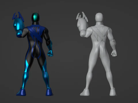 Kamen Rider Zeztz - Stream 3D Model