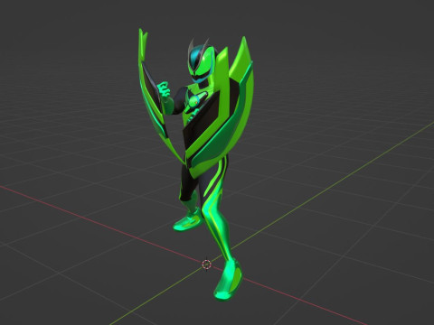 Kamen Rider Zeztz - Recovery 3D Model