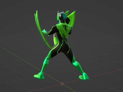 Kamen Rider Zeztz - Recovery 3D Model