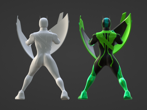 Kamen Rider Zeztz - Recovery 3D Model