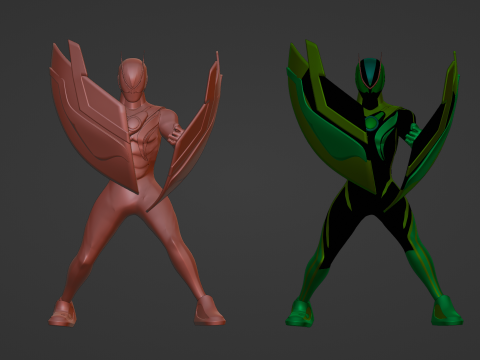 Kamen Rider Zeztz - Recovery 3D Model