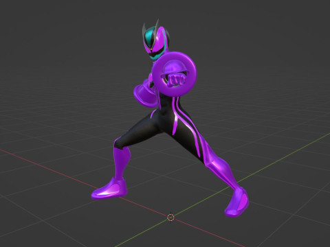 Kamen Rider Zeztz - Wonder 3D 모델