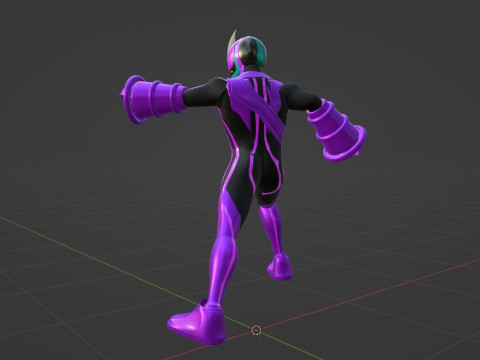 Kamen Rider Zeztz - Wonder 3D 모델