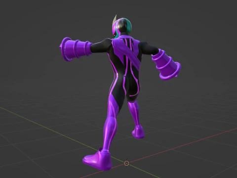Kamen Rider Zeztz - Wonder 3D Model