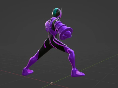 Kamen Rider Zeztz - Wonder 3D Model