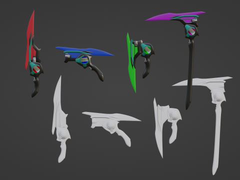 Breakam Zeztzer - Kamen Rider Zeztz 3D Model