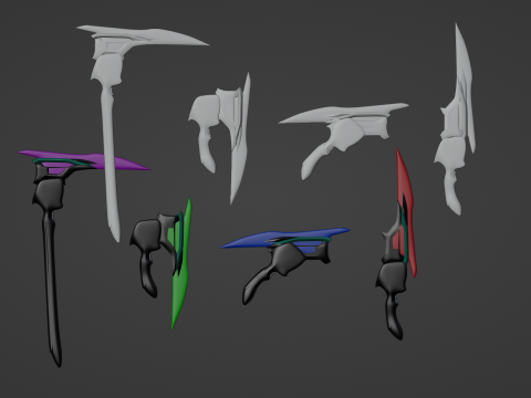 Breakam Zeztzer - Kamen Rider Zeztz 3D Model