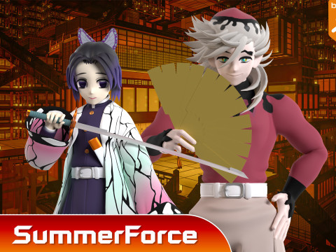 Doma - Demon Slayer Infinity Castle Model 3D