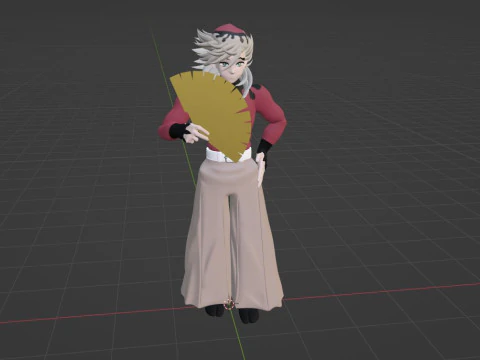 Doma - Demon Slayer Infinity Castle 3D Model