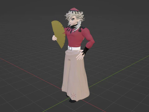 Doma - Demon Slayer Infinity Castle 3D Model