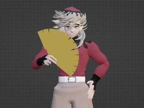 Doma - Demon Slayer Infinity Castle 3D Model