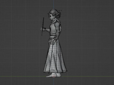 Doma - Demon Slayer Infinity Castle 3D Model