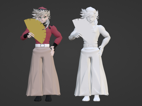 Doma - Demon Slayer Infinity Castle Model 3D