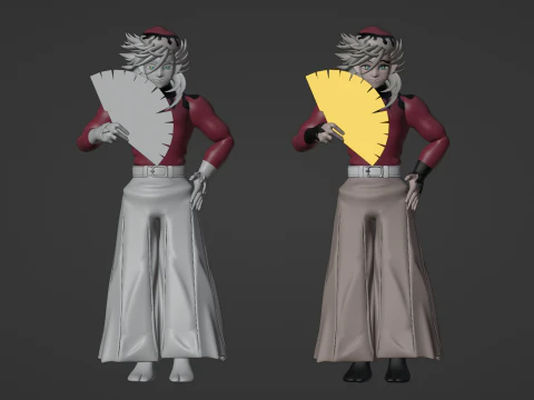 Doma - Demon Slayer Infinity Castle 3D Model