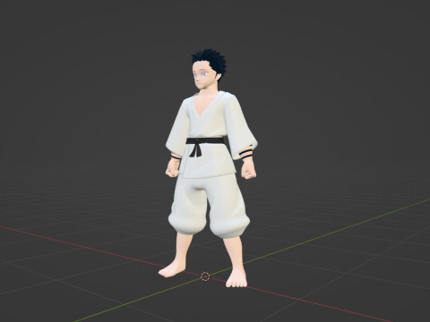 Hakuji Soyama - Demon Slayer Infinity Castle 3D Model